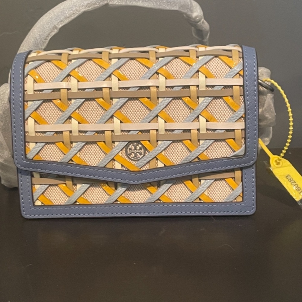 Tory Burch Robinson Woven Mini Shoulder bag - Picture 7 of 7